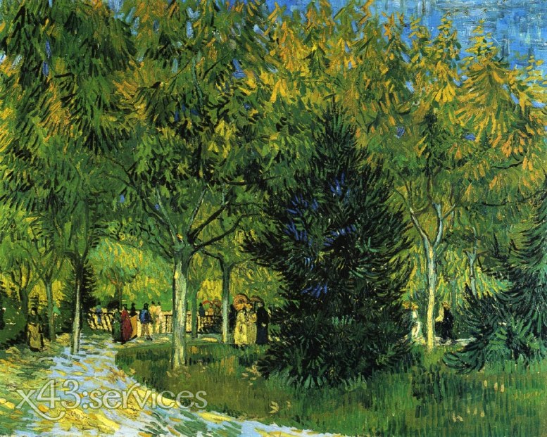 Vincent van Gogh - Allee im Park